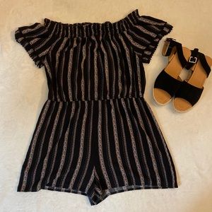 Off the shoulder romper